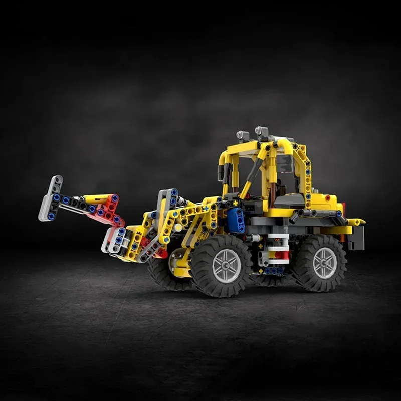 567pcs MOC Compact Wheel Loader Technical Model Building Festival Gift Blocks Toys Construction Assemble DIY Education
