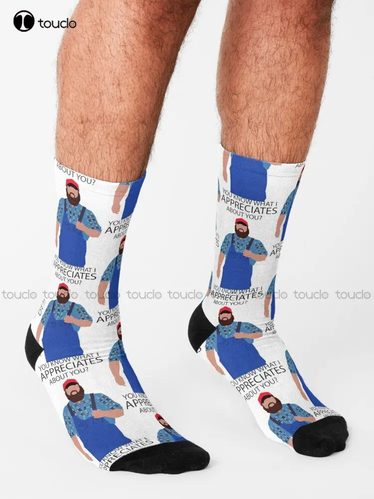 You Know What I Appreciates About You? Letterkenny Jared Kesso Comedy Funny Canada Cartoon Hard No Socks Custom Gift Streetwear