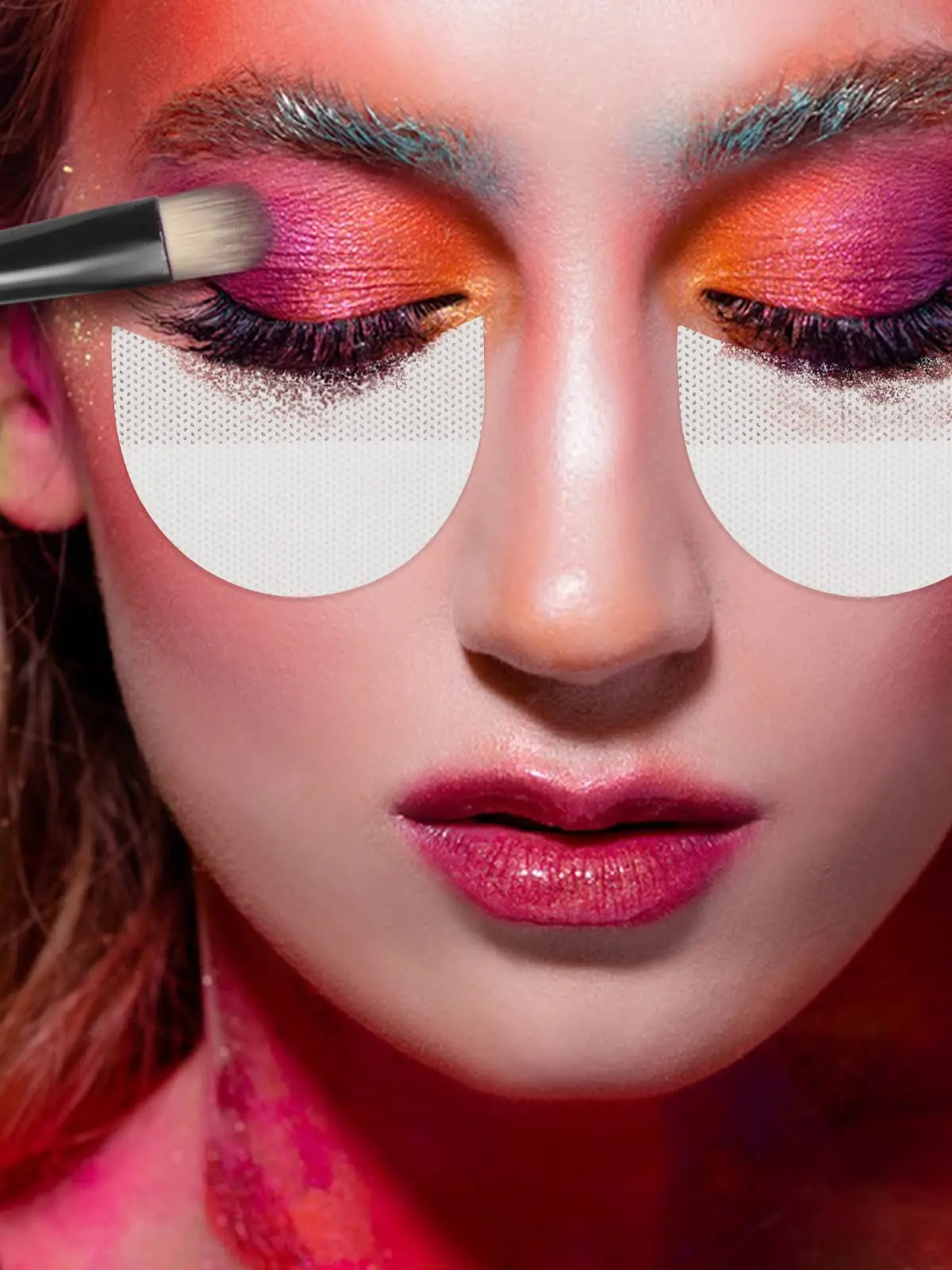 50/10/150/200 peças adesivos para pálpebras, adesivos para delineador, escudos de sombra, aplicadores de maquiagem para os olhos, ferramentas de extensão de cílios