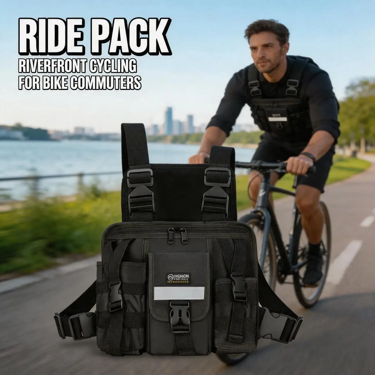 Running Vest Outdoor Multifunctional Multi Pocket Space Saving