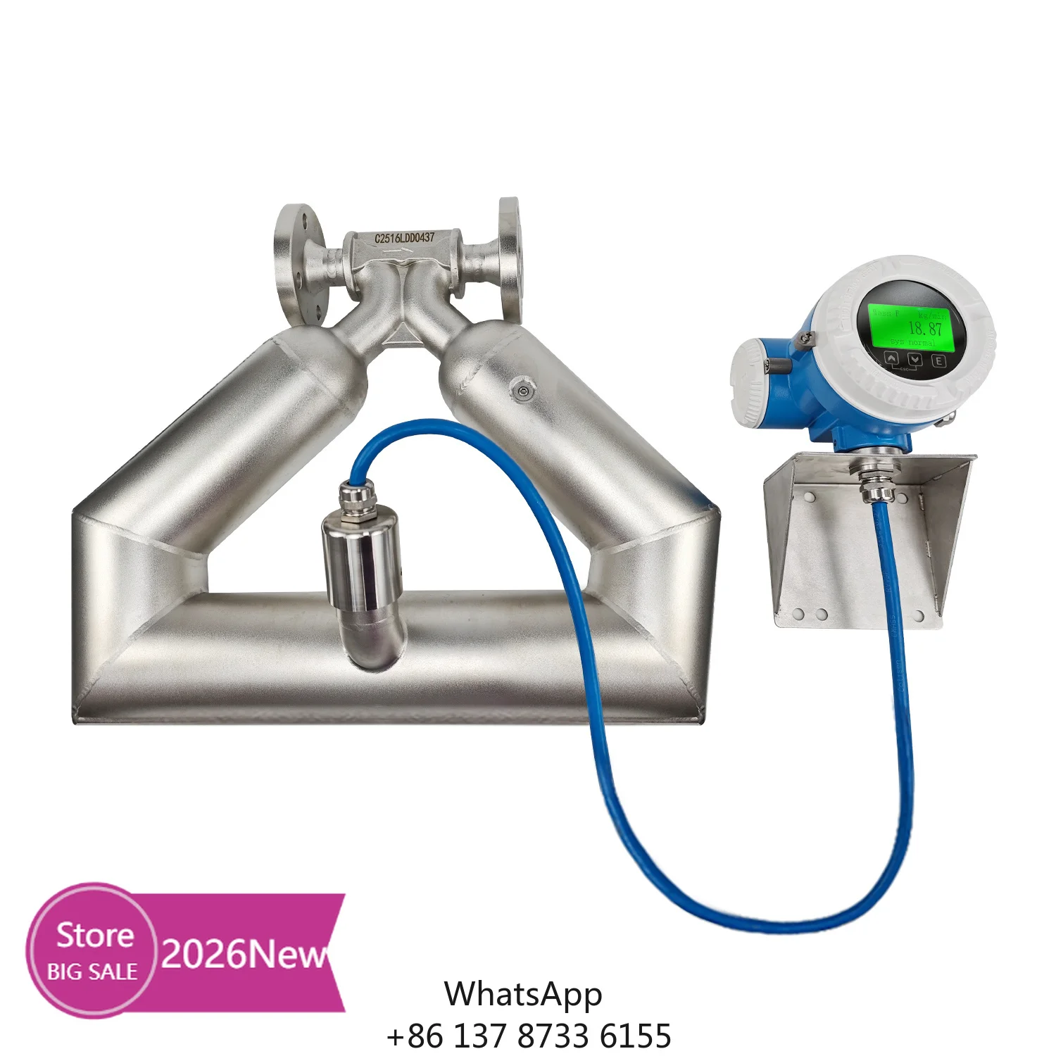 Long-Life Digital Cryogenic Flow Meter High Accuracy Stable Performance For Natural Gas Liquefaction OEM Customizable Stainless