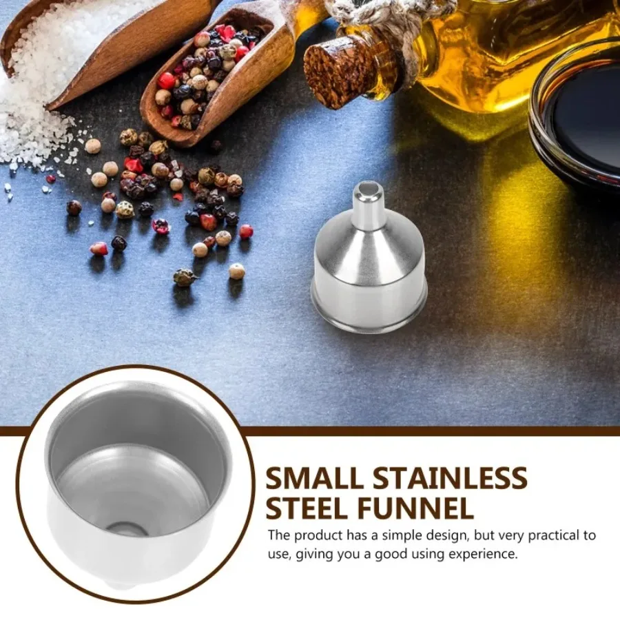 

Мини-бар, воронка для винных колб из нержавеющей стали, маленькие воронки для наполнения бутылок с узким горлышком
