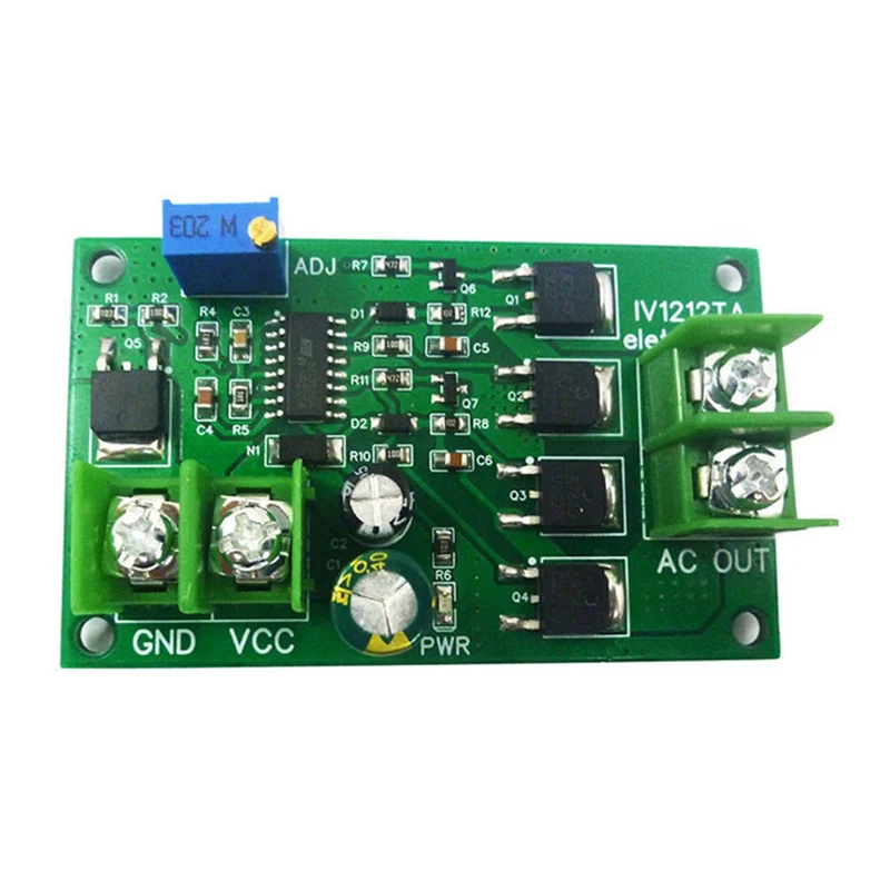 ABGR-200W DC 12V To AC 12V Inverter 50Hz Square Wave Signal Generator Module Parts Kit 12W AC 12V To 220V Power Transformer Boar