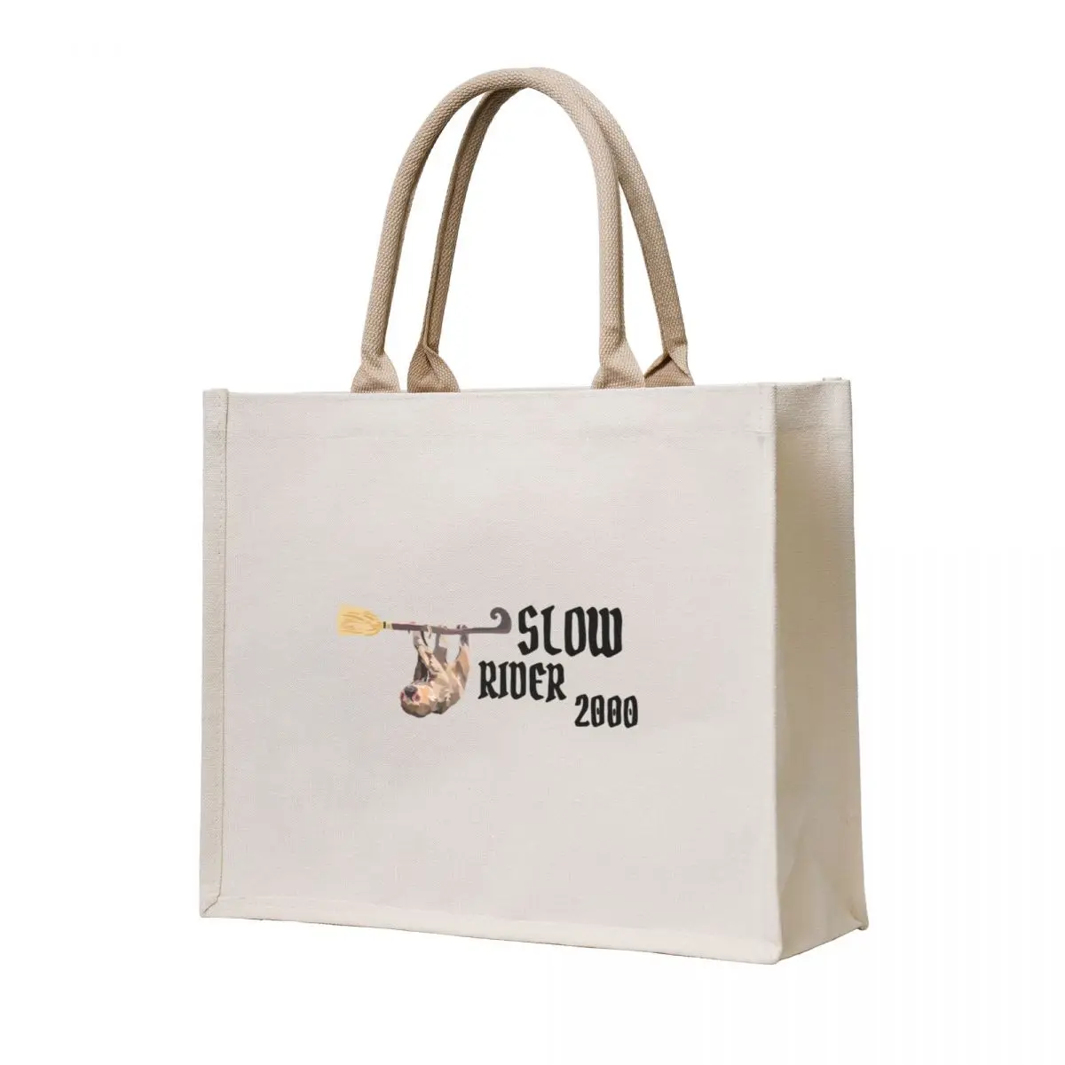 

Boo at the Zoo Slow Rider 2000 Sloth Tote Bag Women's handbag shopping cart bags reusable grocery bags