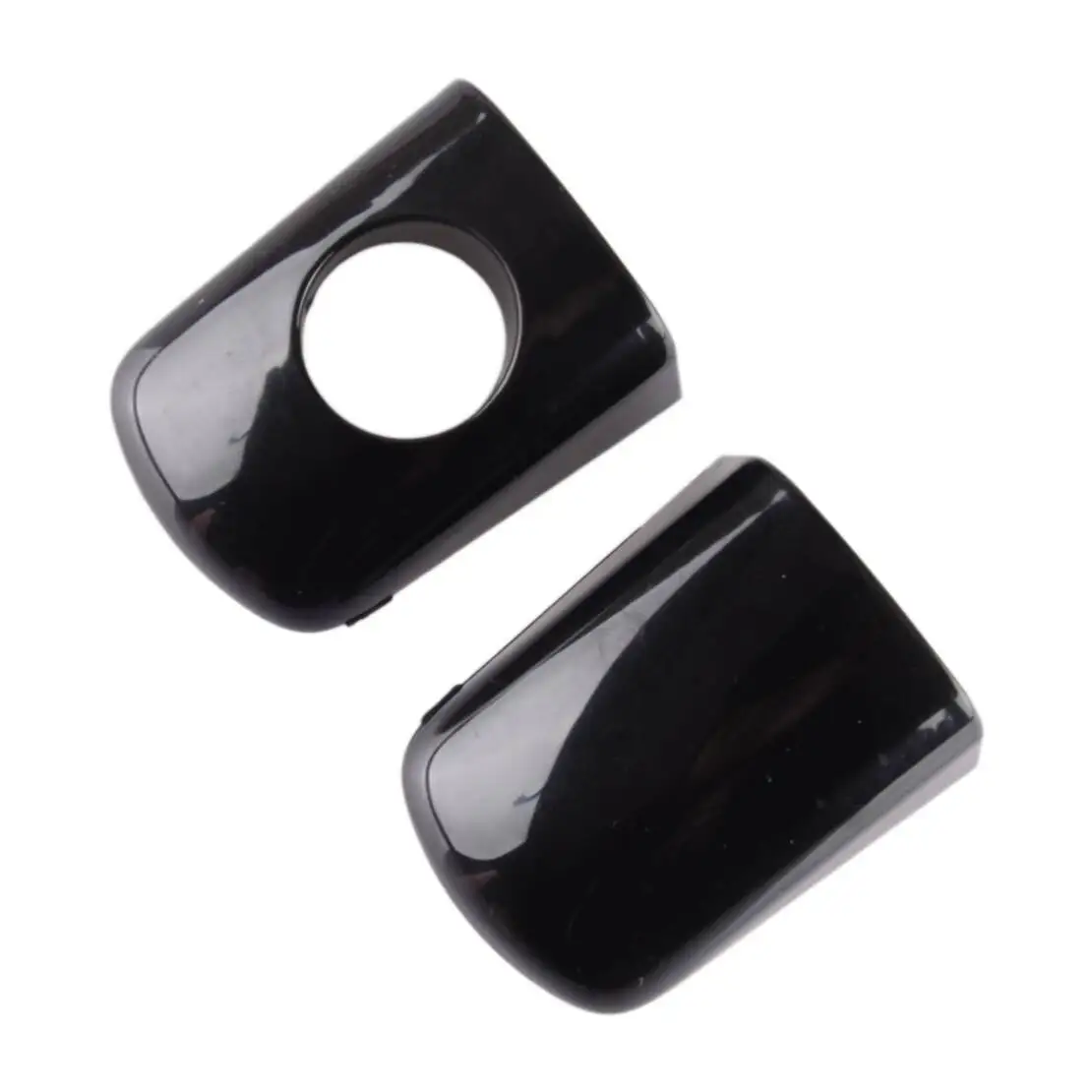 9101GG 9101JS 4Pcs Exterior Door Handle End Cap Cover Trim Set Fit for Citroen Berlingo B9 C3 C4 Picasso 2009 2010 Glossy Black