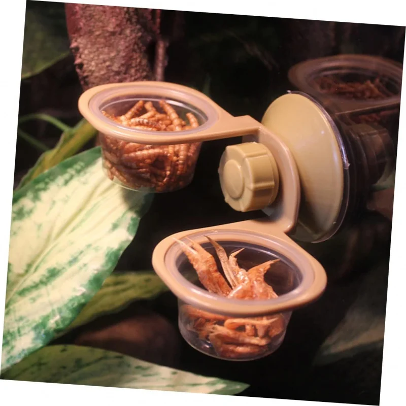 

Бассейн для воды для ящериц, морских свинок и других домашних животных, подвесные кормушки, украшение для ландшафтного дизайна в аквариуме, 2 шт.