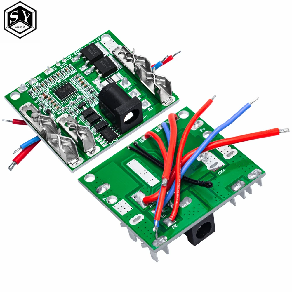 5S 18V 21V 20A Battery Charging Protection Board Li-Ion Lithium Battery Pack Protection Circuit Board BMS Module For Power Tools