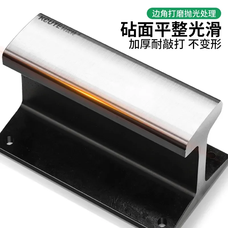 Jewelry Vertical Horn Anvil, Rectangular Steel Block, Gold Silver Forging Curving Forming Bench Tool