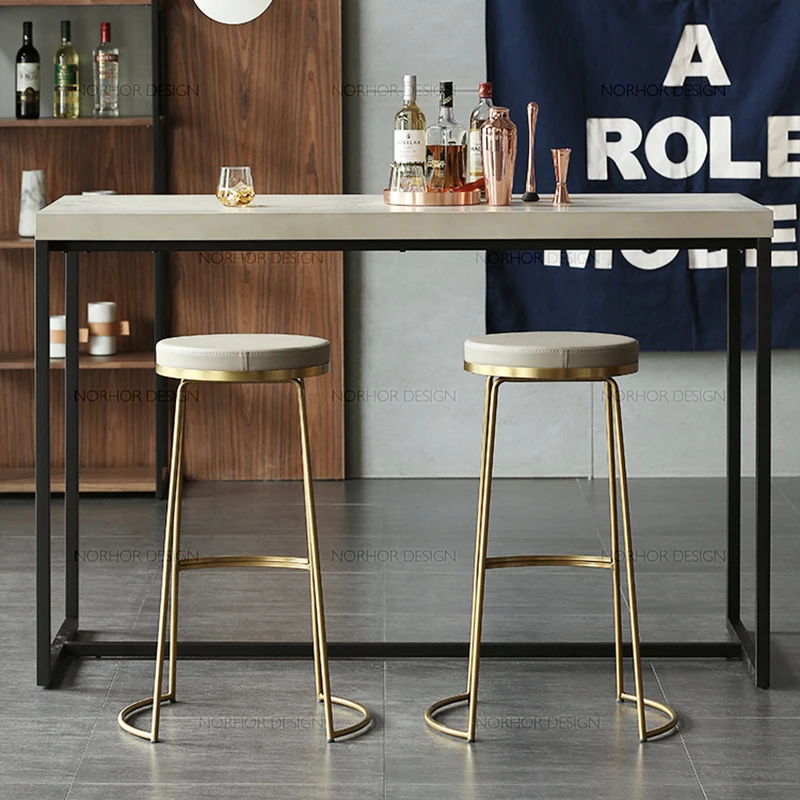 

Kitchen Modern Bar Chair Rose Gold High Luxury Home Bar Chair Nordic Make Up Cadeiras De Jantar Furniture Decoration