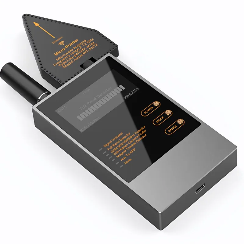 For WT10 Wireless Signal Detection Instrument, Car GPS Mobile Phone Signal Search Anti-eavesdropping Camera Signal Detection