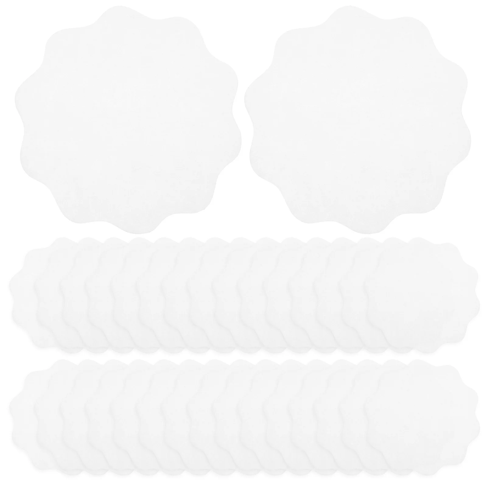 

500Pcs Leakproof Silicone Oil Paper Cup Liners Thickened Splashproof Oil Resistant for Takeout Coffee Tea Beverages Cafe Party