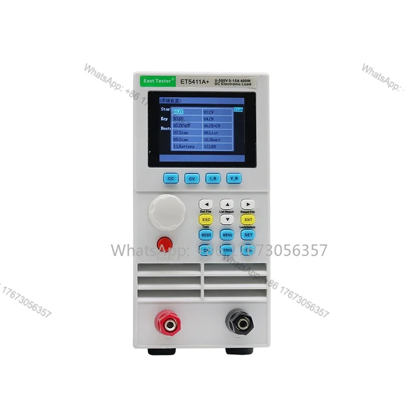 ET5411A+ 400W 500V 15A RS485/232 Interface Precision Programmable DC Electronic Load Battery Capacity Tester DC Load Tester