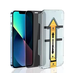 One-click Installation Privacy Screen Protectors for iPhone 15 16 17 Air 13 12 11 14 Pro Max Mini X XS XR 7 8 Plus AntiSpy Glass