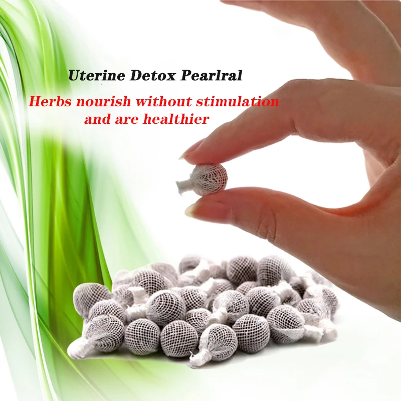 12pcs Vaginal Detox Pearls Fibroid Womb Detox Uterus Vagina Clean Point Yoni Pearls Discharge Toxins Gynaecology Pads Detox Swab