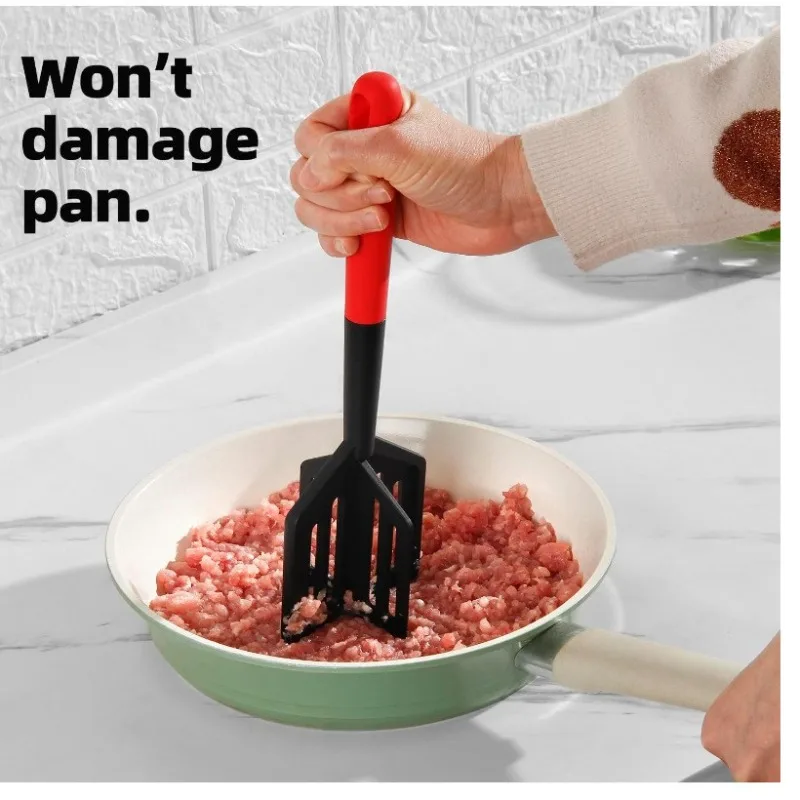 2-In-1 meat cutter and spatula, stir, stir, stir and mix mashed, ground beef