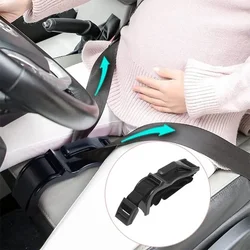 Ajustador de seguridad para cinturón de seguridad de coche para mujeres embarazadas, extensor de dispersión de choque anticolisión, accesorios de protección de conducción