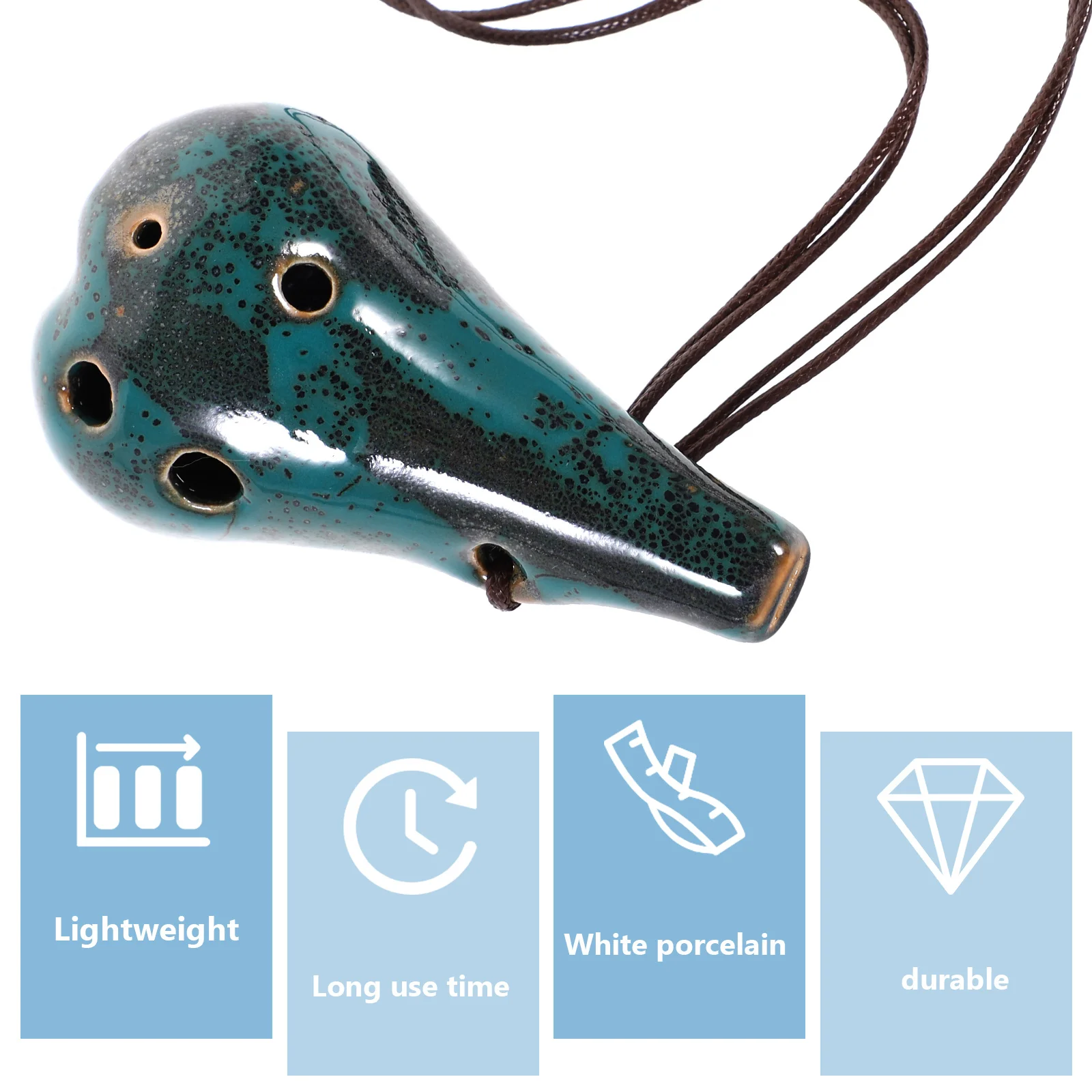 

6-hole Ocarina for Porcelain Wind Instrument Beginners Small Musical Instruments