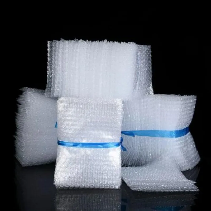 50pcs 100pcs 200pcs 100*150mm Plastic Wrap Envelope white Bubble packing Bags PE bubble bag Shockproof double film bubble bag