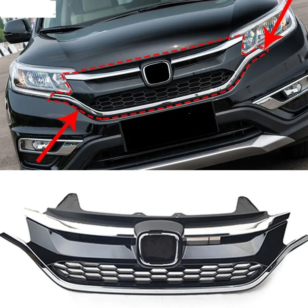 

For 2015-2016 Honda CR-V CRV Racing Grille Front Bumper Grill Body Kit Accessories