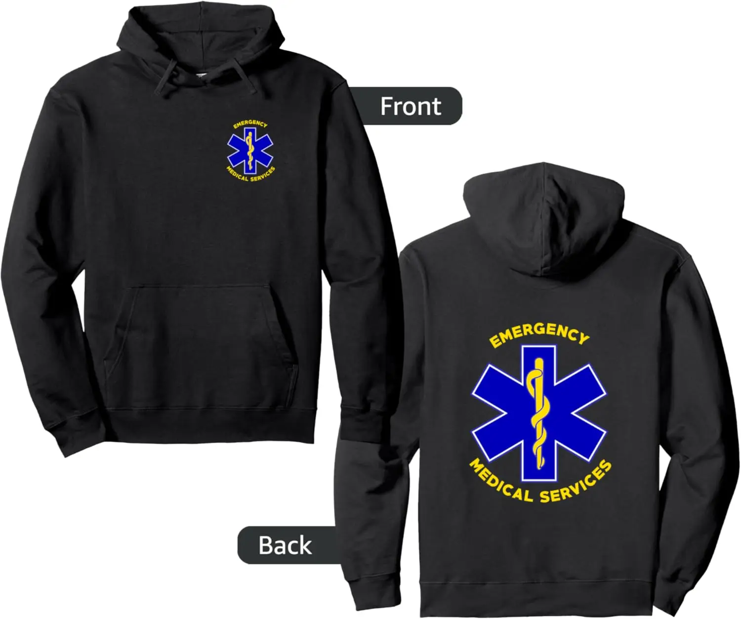 EMS EMT Emergency Medical Services First Responders Hoodie