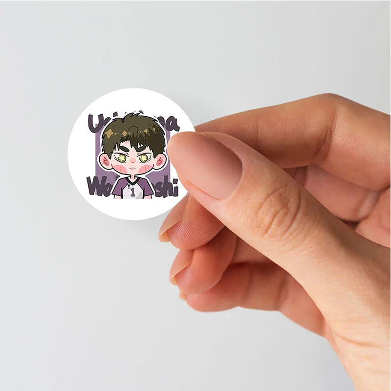 500PCS Haik Yu DIY Stickers Cute Cartoon Anime Figure Image Children's Reward Envelope Sealing Sticker Decoration Festival Gifts