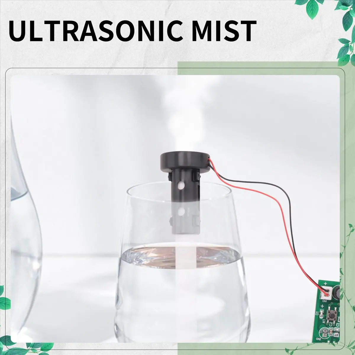 TCE 4Pcs 20MM Ultrasonic Mist Maker Fogger Atomizer Transducer Atomizer Film Plate Accessories Humidifier Rubber Gasket