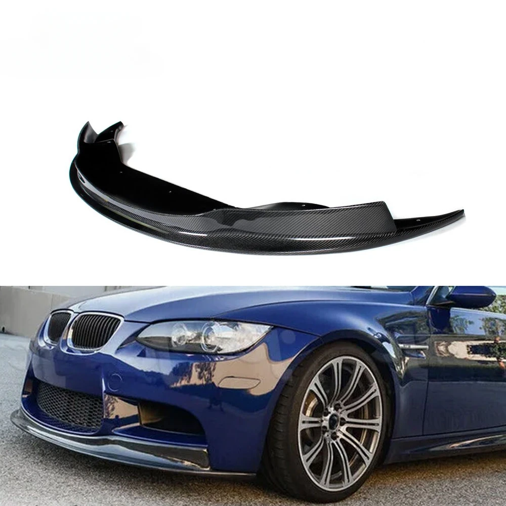 

Carbon Fiber Front Bumper Lip Splitter Spoiler Body kit For BMW E90 E92 E93 M3 2005-2011