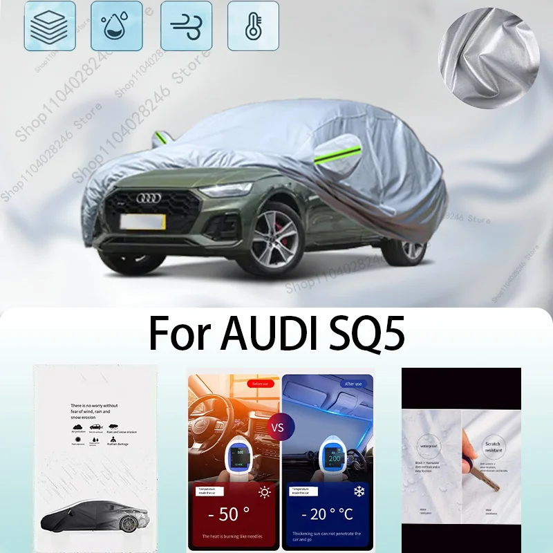 

For AUDI SQ5 Car clothing sun protection snow prevention antifreeze car protective cover auto cover