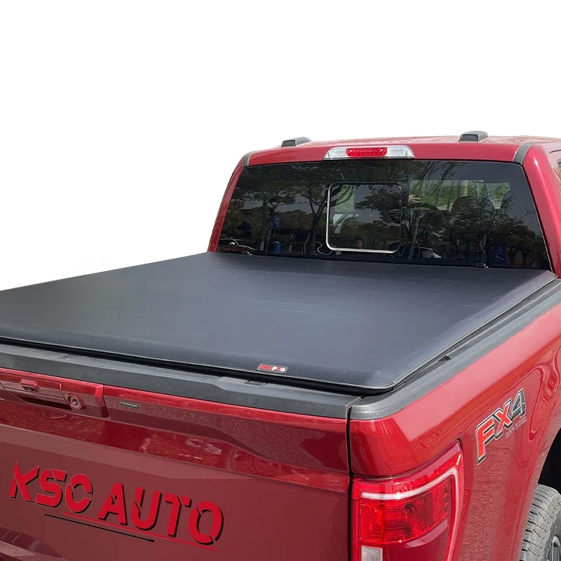 

Soft Roll Up Truck Bed Tonneau Cover For 2004-2023 Chevy Colorado/GMC Canyon 5'/6'BED