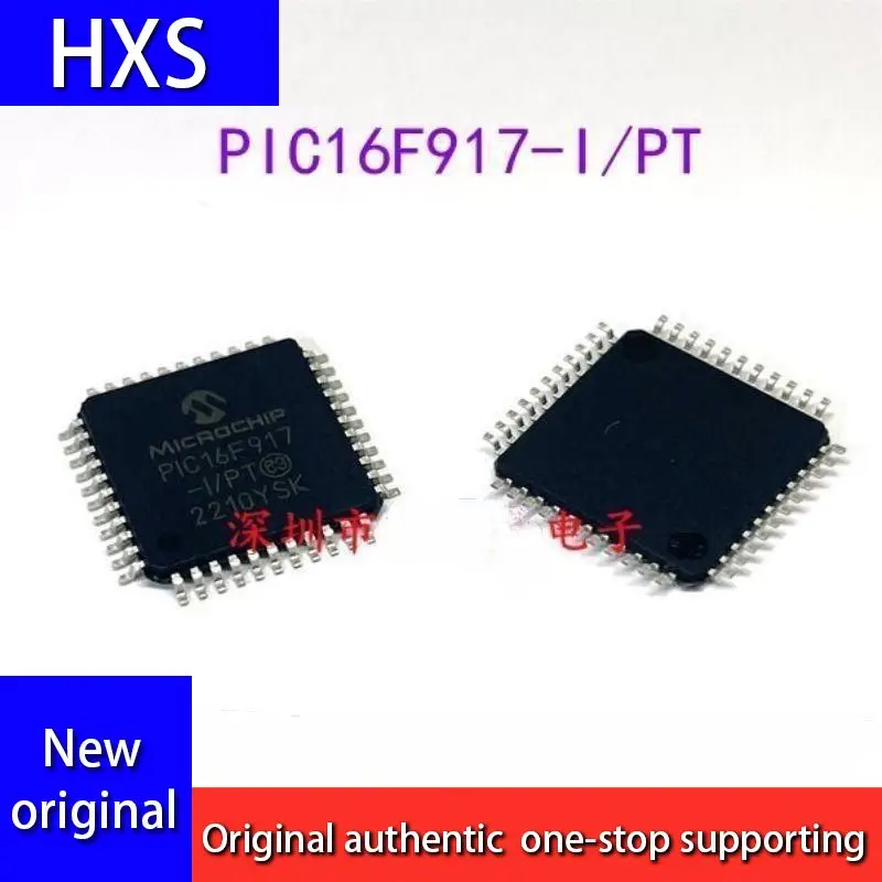 New original PIC16F917-I/PT PIC16F917 8-bit microcontroller chip TQFP44 in stock