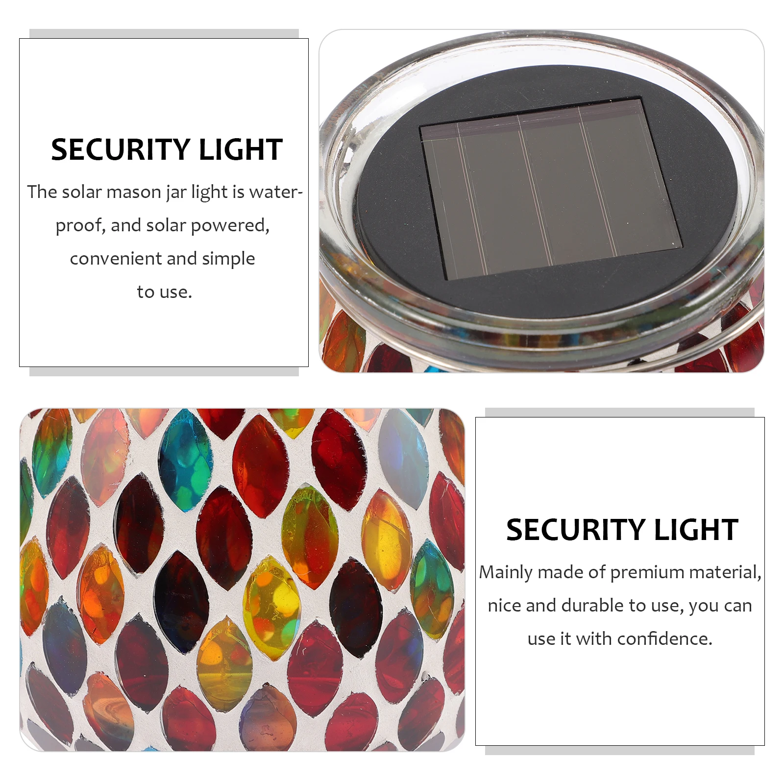 

Lantern Waterproof Solar Jar Light Powered Outdoor Decor Waterproof LED Garden Lighting Festive Gifts Holiday Party