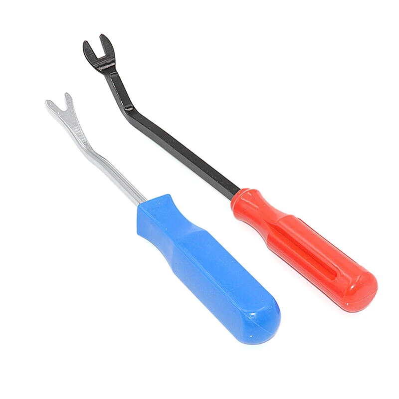 Car Removal Screwdriver Hand Tool Car Door Trim Panel Fastener Nail Puller Removal Open Bridge Plate Removal Pry Bar Tools Clips