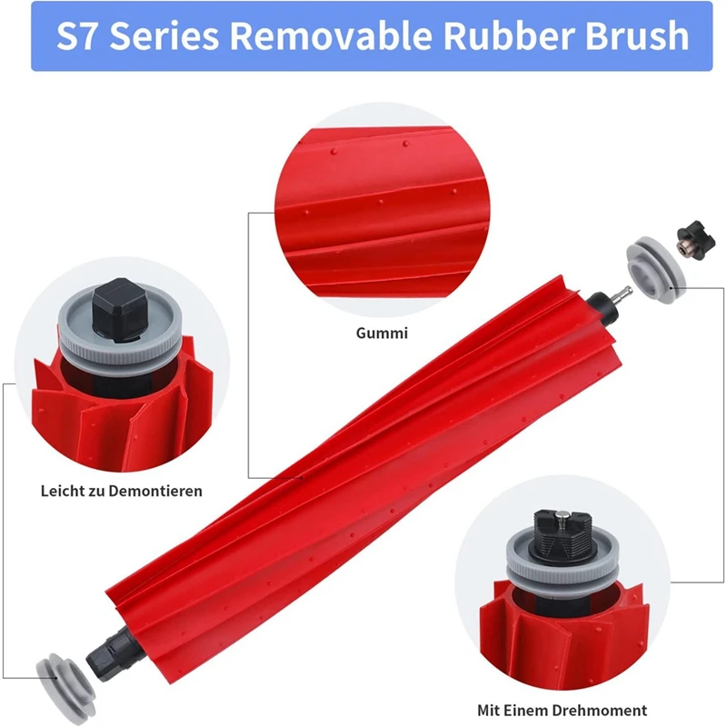 Replacement For Roborock S7 Maxv Ultra / S7 Pro Ultra Replacement Spare Parts Main Side Brush Filter Mop Dust Bag