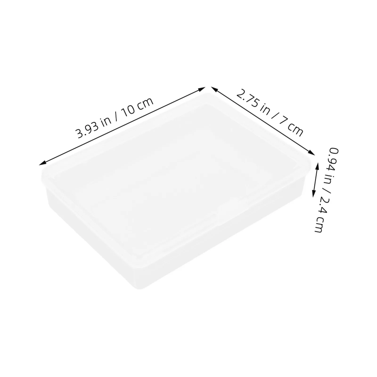 Playing Card Deck Holder Boxes 18 Pack Clear Plastic Snap Close Storage Cases for Poker Game Cards Organizer