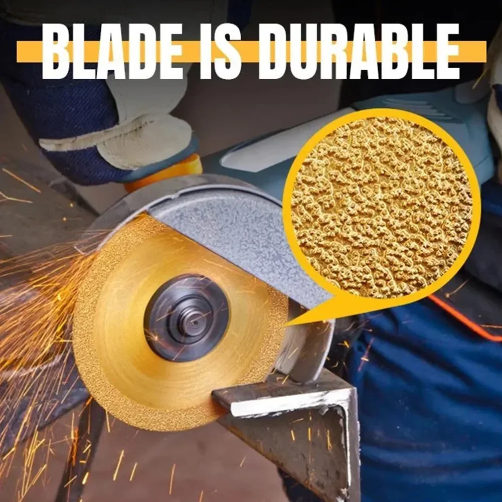 1pc Diamond Saw Blade 100mm Ultra-thin Multi-function Steel Iron Alloy Diamond Metal Cutting Blade Sharp Brazing Grinding Disc