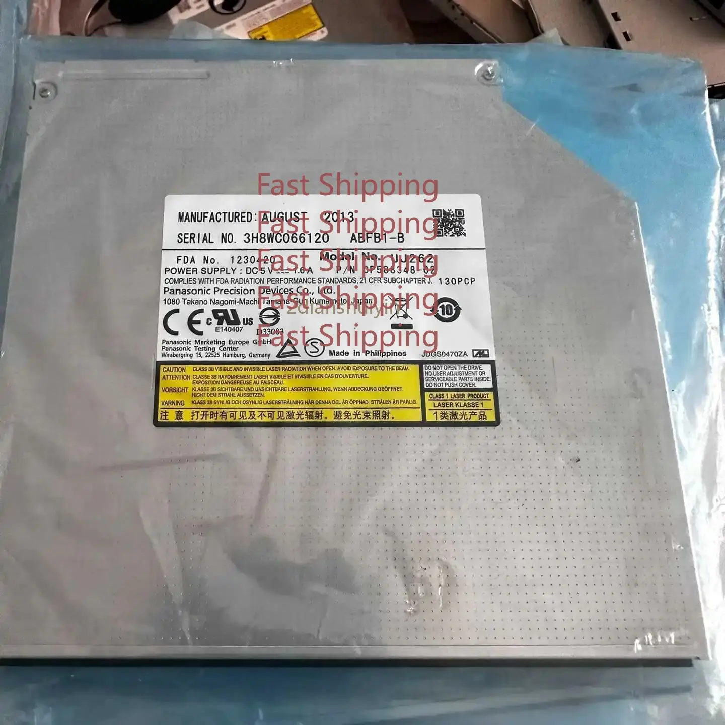 C=Original FOR Panasonic UJ262 UJ272 UJ272Q notebook Blu-ray drive 9.5MM ultra thin Blu-ray burner 100%