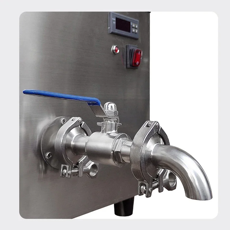 VAP-14L Pasteurizer 1200W ce Cream Mixer Machine Milk Blender Pasteurization 14 Liters 90℃/194°F