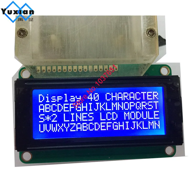 20x4 layar LCD ukuran kecil Mini WH2004D NHD-0420AZ PC2004-C biru 5v sebagai gantinya satu