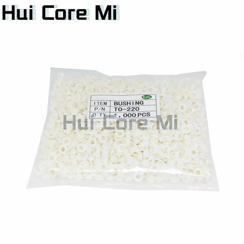 100pcs Insulating Tablets Insulation Bushing Transistor Pads Circle TO-220 Insulated Cap Insulation Particle Ring For M3 Screws