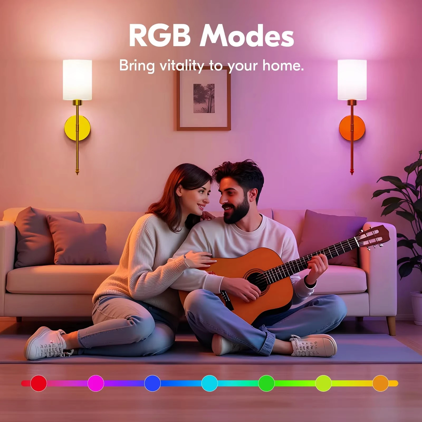 Battery Operated Wall Sconce Set of 2, Gold Wireless Rechargeable Wall Lights with 2200mAh Dimmable Detachable Bulbs and Remote