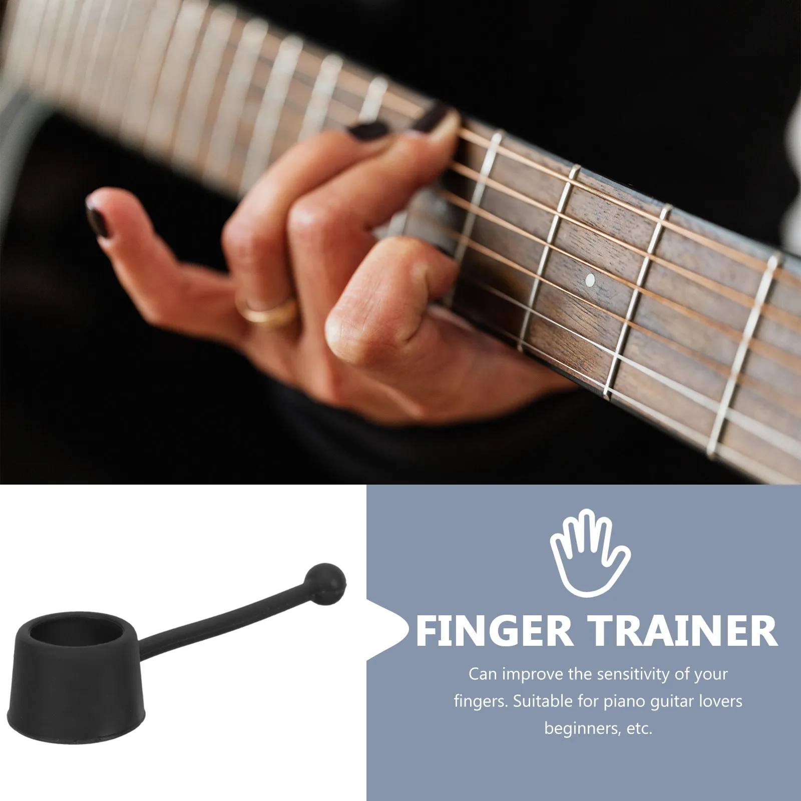 5pcs Piano Guitar Finger Trainer Set – Hand Strengthener & Dexterity Exercise Tool for Musicians & Beginners