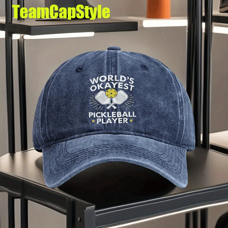 The Best Sauerkraut Ball Player in The World, a Humorous Sauerkraut Ball Enthusiast, Offers Vintage Washed Print Baseball Caps f