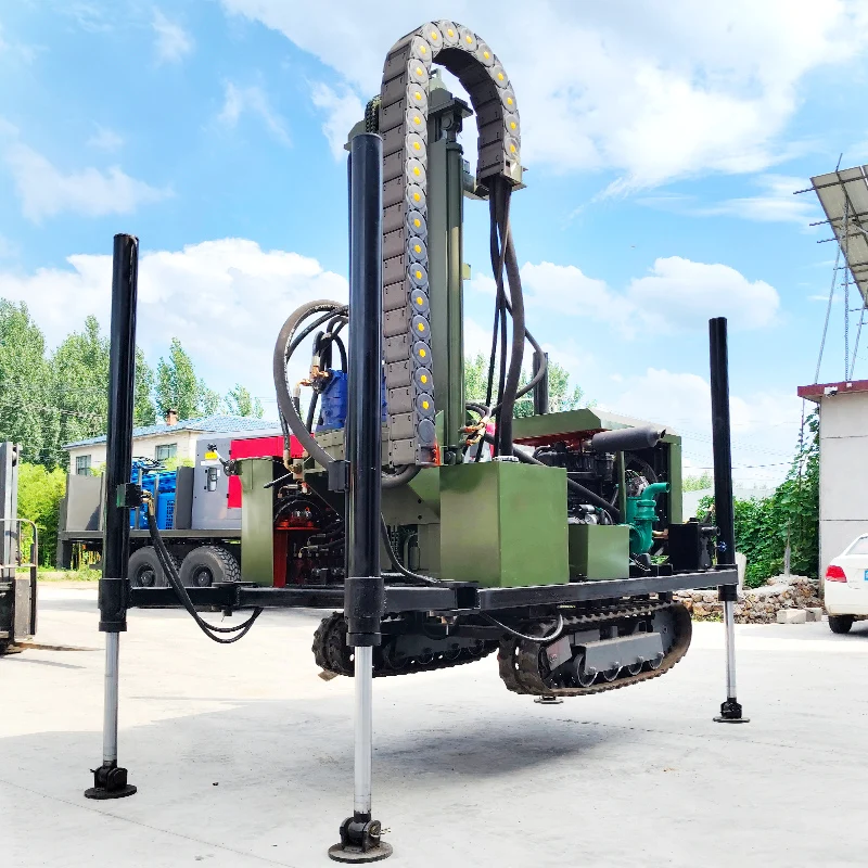 Customized max.200m Water well drilling rig hydraulic drilling rigs rotary hole borehole drill machines