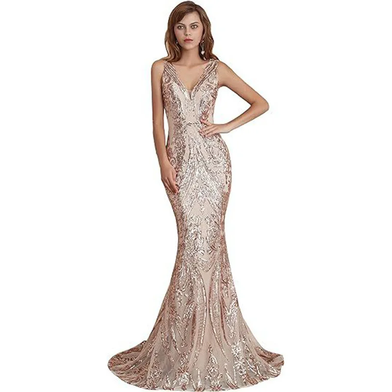 Sexy moderne dentelle sirène robe de soirée col en V sans manches Appliques balayage train robe de bal robe d'invité de mariage 2025 gratuit personnalisé