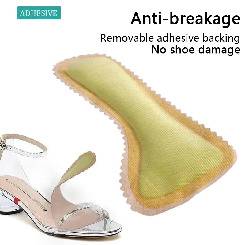 Women Sandals Insoles High Heels Seven Point Non Slip Shoe Pads Plantar Fasciitis Insole for Shoes Leather Latex Shoe Sole