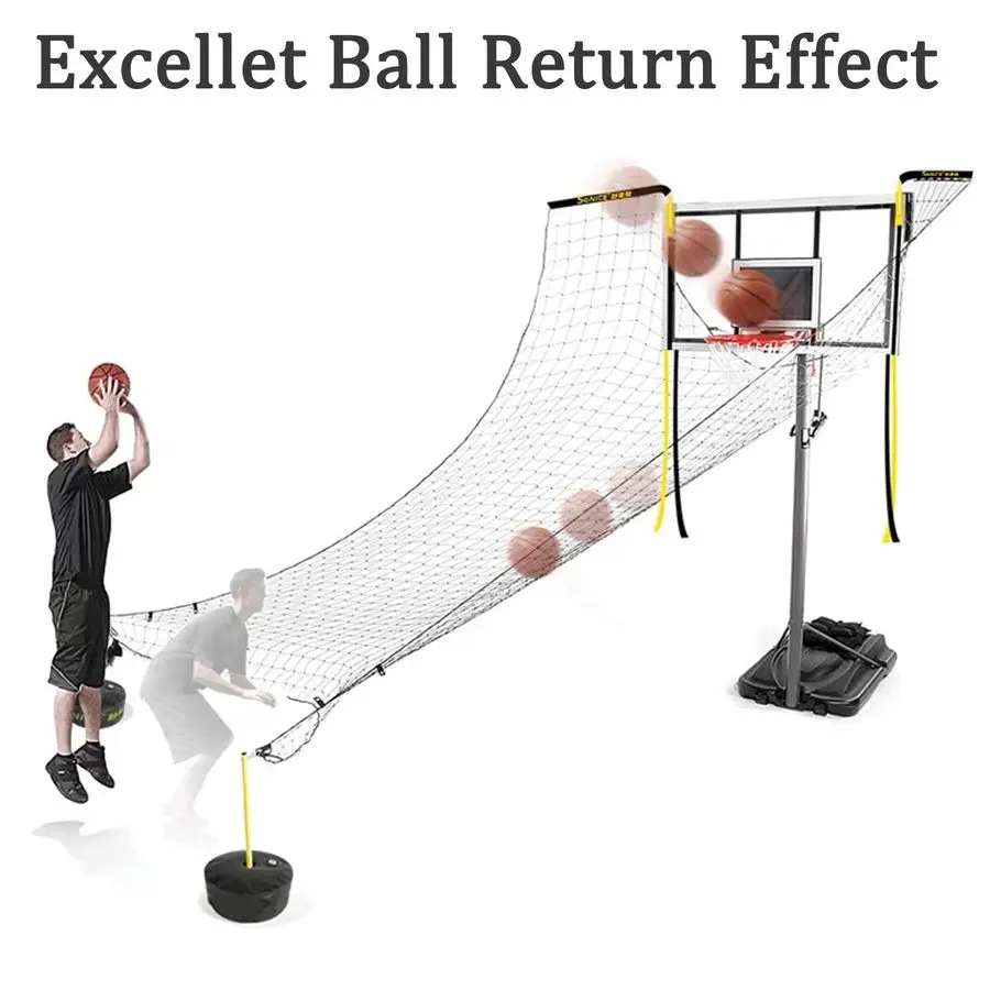 شبكة إرجاع كرة السلة RebounderRotating، مرفق إرجاع كرة السلة للأماكن الخارجية #2