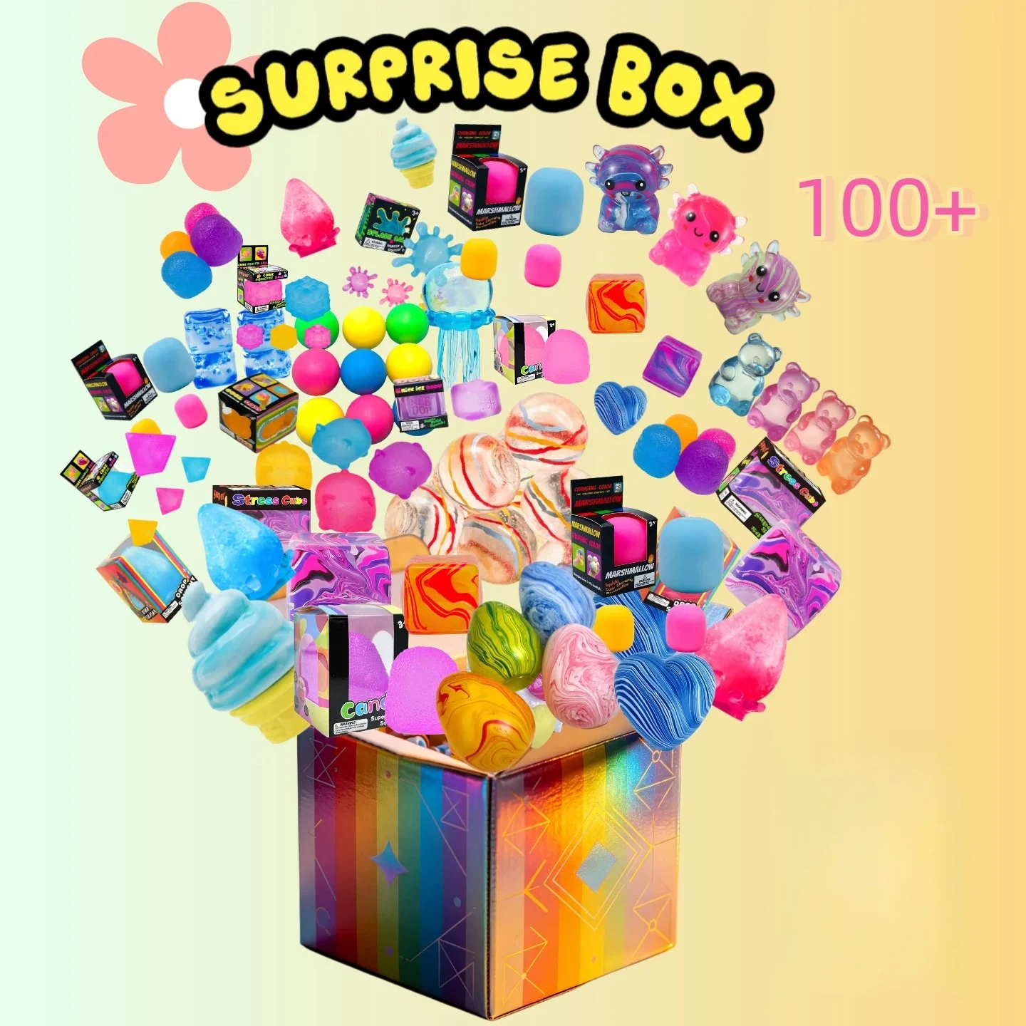 Event Party - 100+ stuks Sensorische Squishy Blind Box
