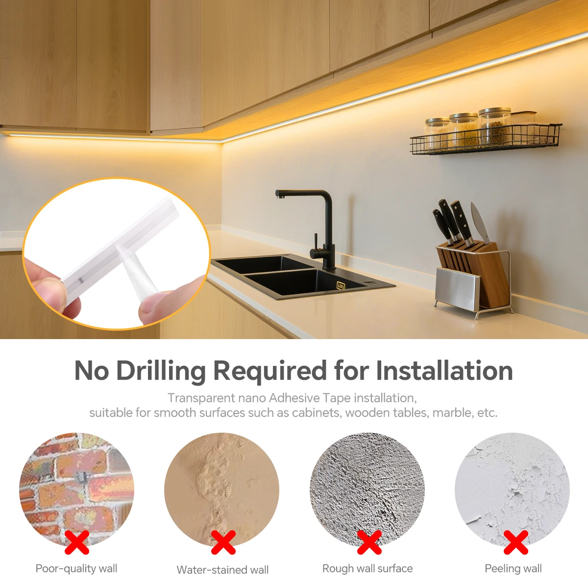 1-10 متر DC24V COB LED ضوء النيون تسجيل العرض 9 مللي متر أبيض/دافئ أبيض/غرفة بيضاء طبيعية إضاءة ديكورية ذاتية اللصق الشريط مصباح