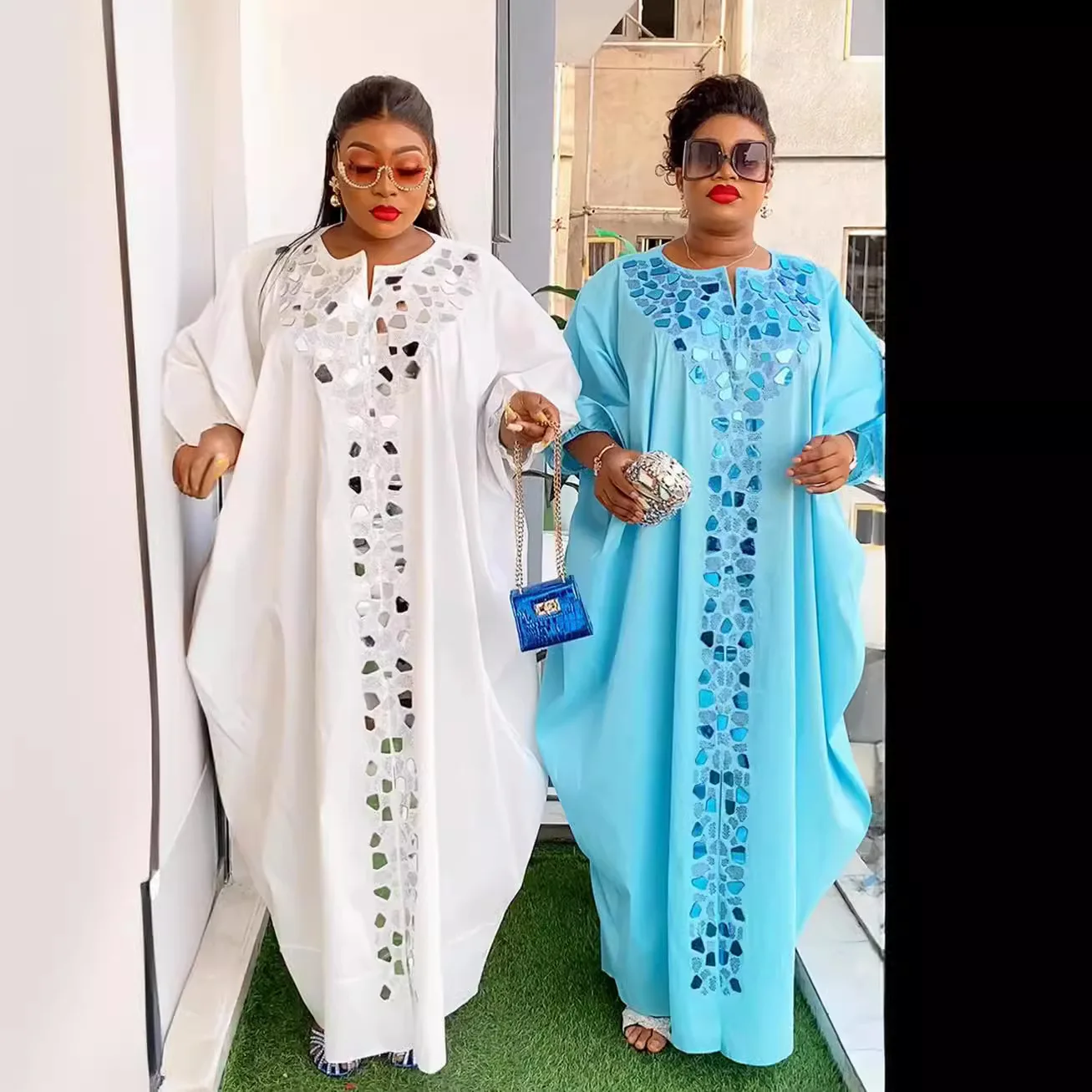 Dubaj afrykańska moda muzułmańska sukienka kaftan marocain suknie wieczorowe satynowa suknia Boubou Djellaba Femme 2024