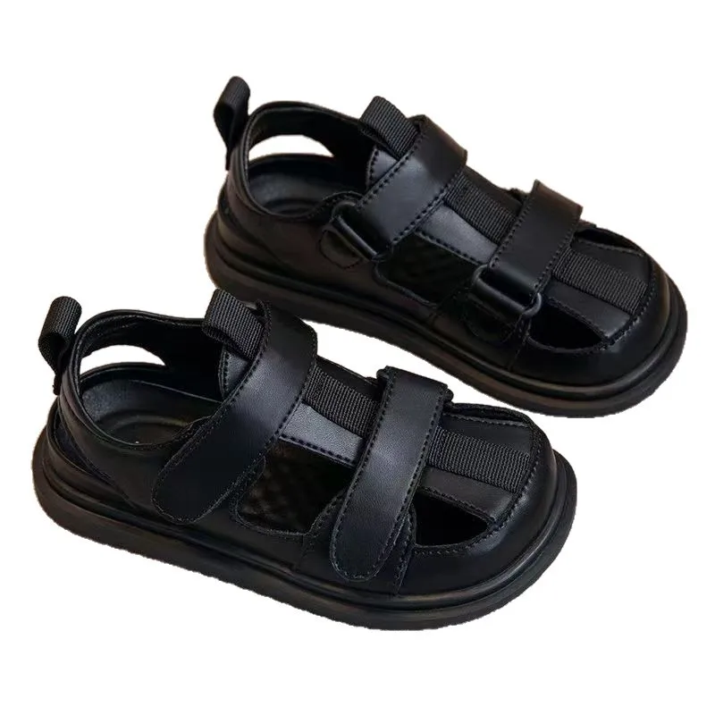 Fashion Plus Size Kids Shoes 2026 Summer New Kids Sandals Comfort Anti Slip Boys' Beach Shoes Simple Versatile Girls' Sandals